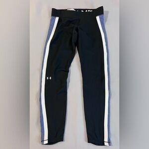 Under Armour Cold Gear Compression‎ Leggings Black - Womens Size L Yoga Workout